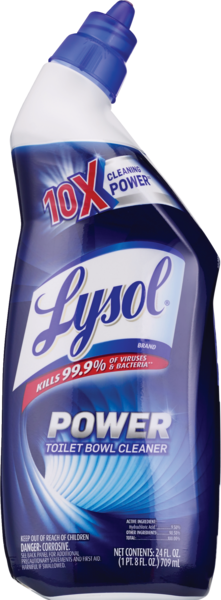 Lysol Power - Limpiador para inodoros, 24 oz