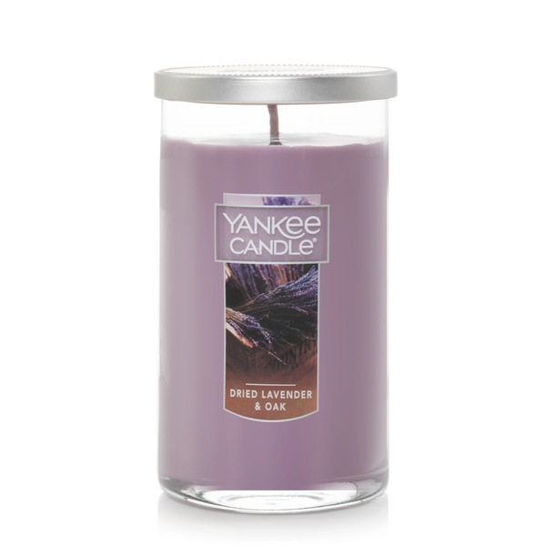 Yankee Candle Dried Lavender & Oak Perfect Pillar Candle, 12 OZ