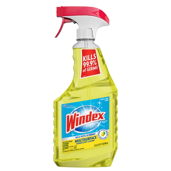 Windex Multi-Surface Disinfectant Cleaner, 23 oz