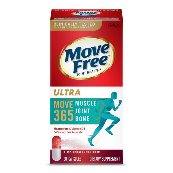Move Free Joint Health Ultra Move 365 Muscle Joint Bone Capsules, 30 CT