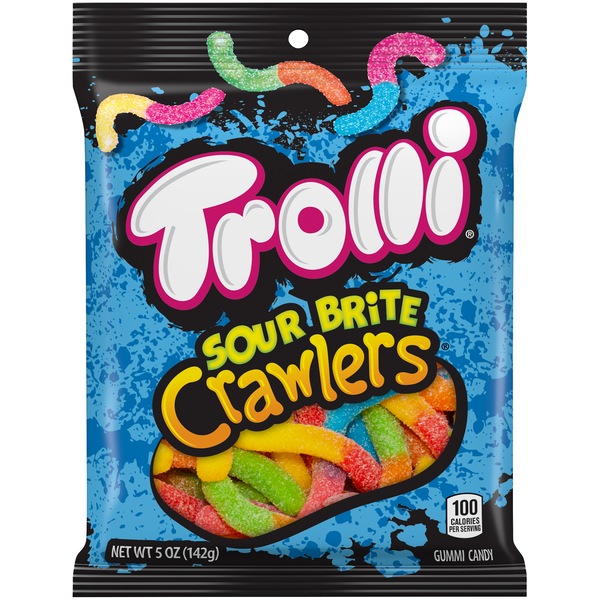 Trolli Sour Brite Crawlers Gummi Candy