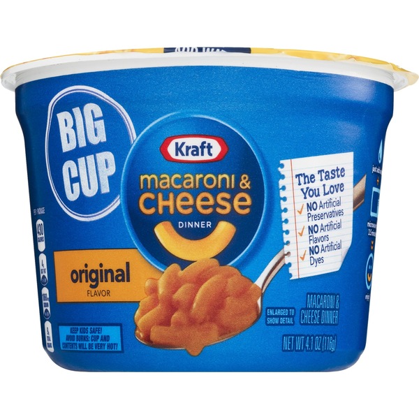 Kraft Macaroni & Cheese Dinner, Cheesy Made Easy, 4.1 oz
