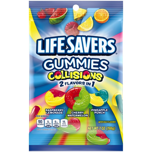 Life Savers Gummy Candy, Collisions, 7 oz