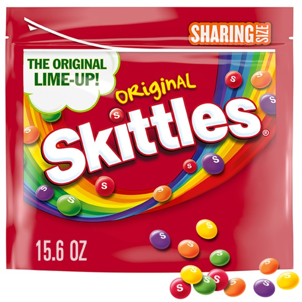 Skittles Original Fruity Chewy Candy, Sharing Size Bag, 15.6 oz