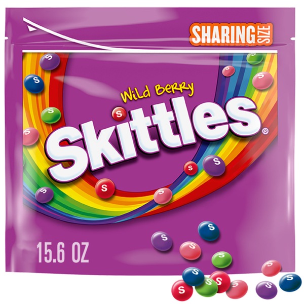 Skittles Wild Berry Chewy Candy, Sharing Size, 15.6 oz