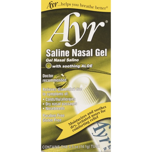 Ayr Saline Nasal Gel with Aloe, 0.5 OZ