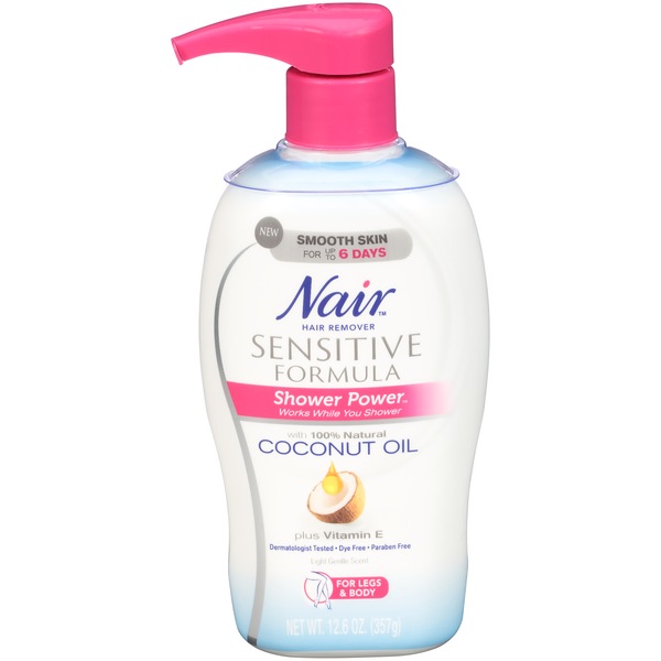Nair Hair Remover Sensitive Formula Shower Power with Coconut Oil