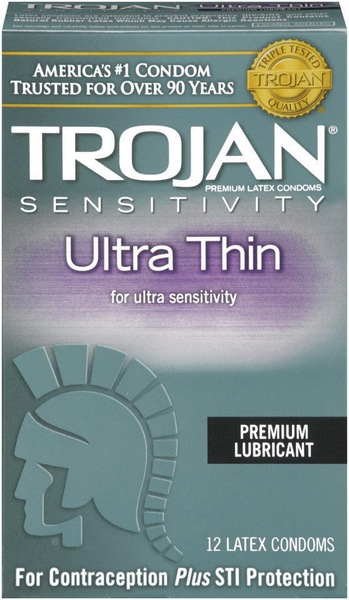 Trojan Ultra Thin Lubricated Latex Condoms