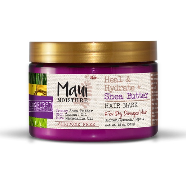 Maui Moisture Heal & Hydrate Shea Butter Hair Mask, 12 OZ