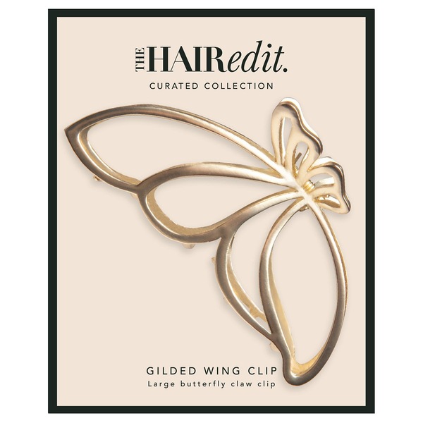 The Hair Edit Gilded Wing Claw Clip, Gold, 1 CT