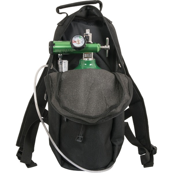 Carex Oxygen Carry Bag, Backpack Style, Fits Most Oxygen Cylinders