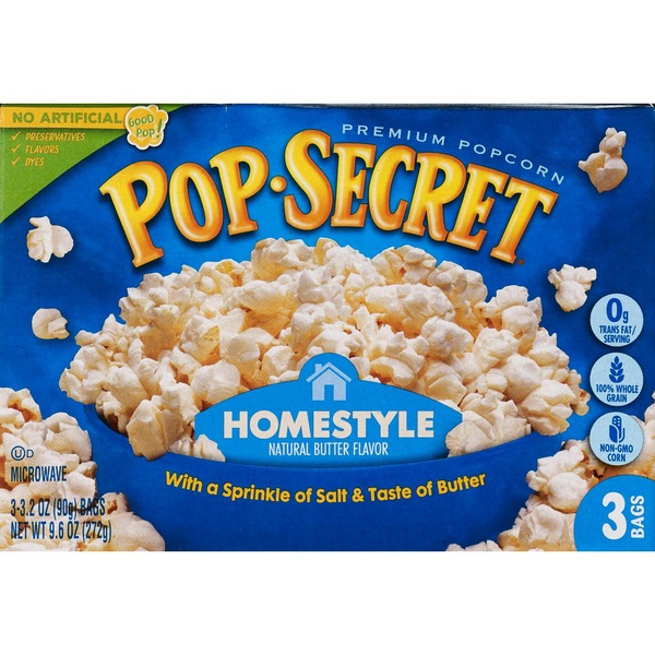Pop-Secret Homestyle Popcorn, 3 ct