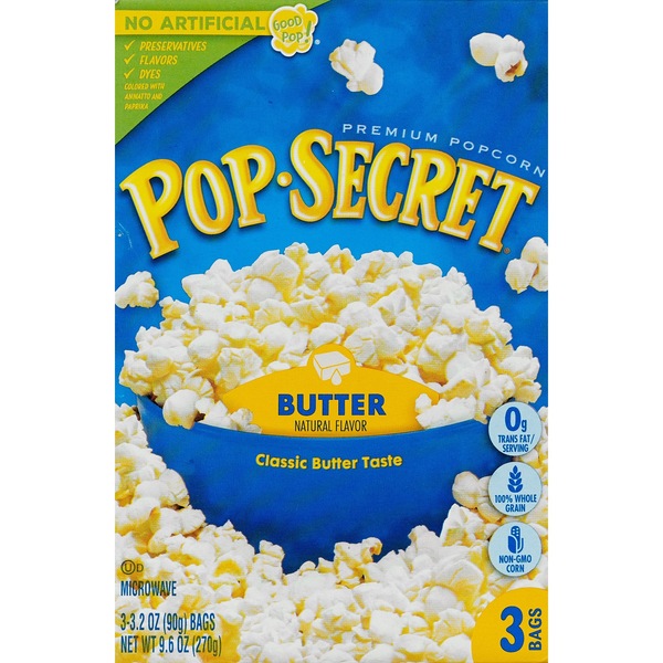 Pop-Secret Butter Popcorn, 3ct