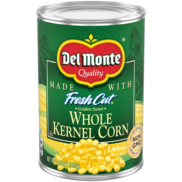 Del Monte Fresh Cut Golden Sweet Whole Kernel Corn, 15.25 oz