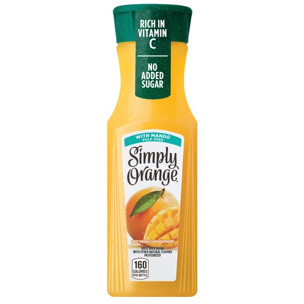 Simply Orange Juice with Mango, 11.5 OZ