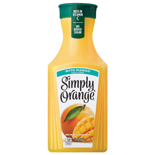 Simply Orange Juice With Mango, 52 OZ