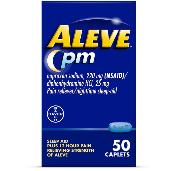 Aleve PM Pain Reliever/ Nighttime Sleep-Aid Caplets