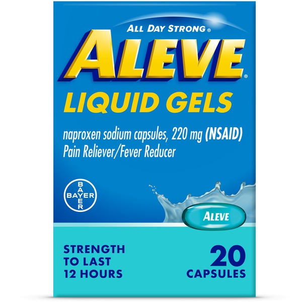 Aleve Liqui-Gels Easy Open Arthritis Cap 220 MG Naproxen Sodium Capsules