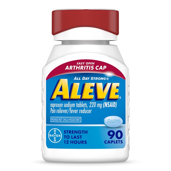 Aleve Easy Open Arthritis Cap Pain Relief Naproxen Sodium 220MG (NSAID) Caplets