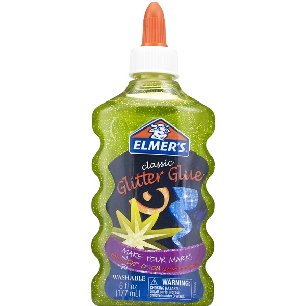 Elmer's Classic - Pegamento con brillo lavable, colores surtidos