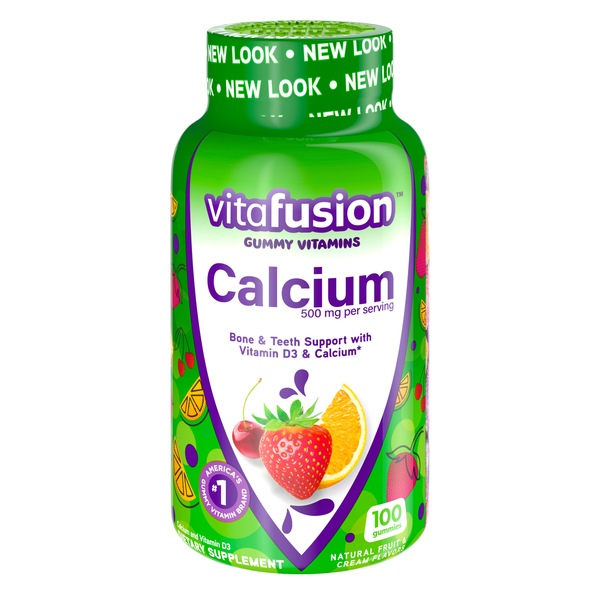 Vitafusion Calcium Gummy Vitamins for Adults 500 mg