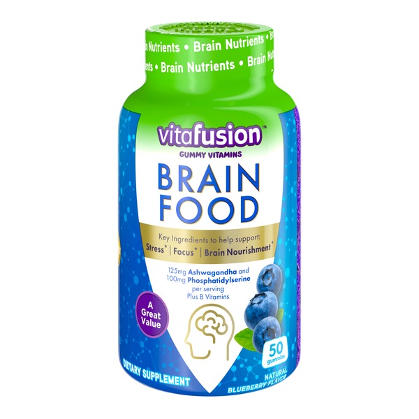 Vitafusion Brain Food Gummy Supplement 50ct