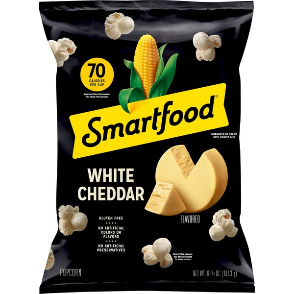 Smartfood Popcorn White Cheddar Flavored, 6.75 oz