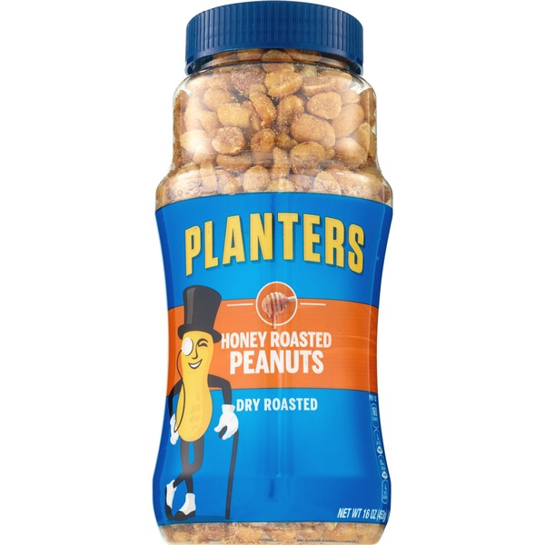 Planters Honey Roasted Peanuts, 16 oz
