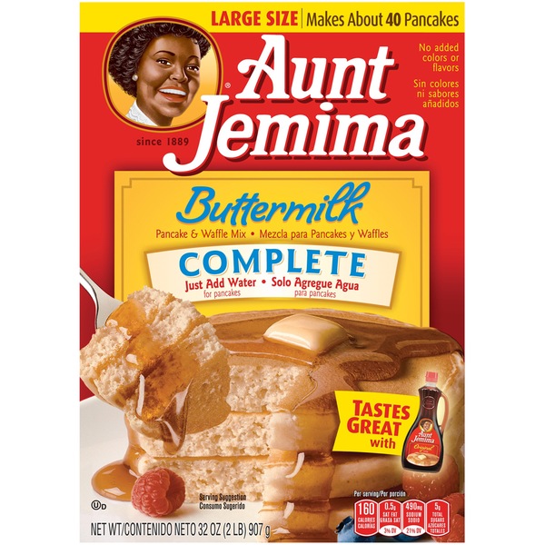 Aunt Jemima - Mezcla para preparar panqueques y wafles, Original Complete Mix