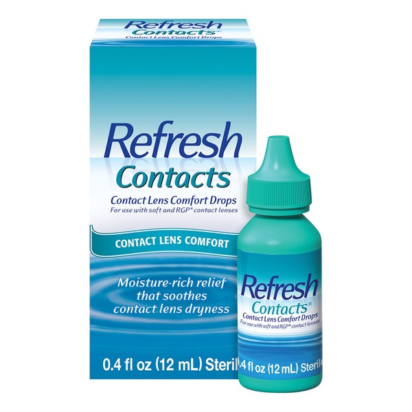 Refresh Contacts Contact Lens Comfort Drops, 0.4 fl oz