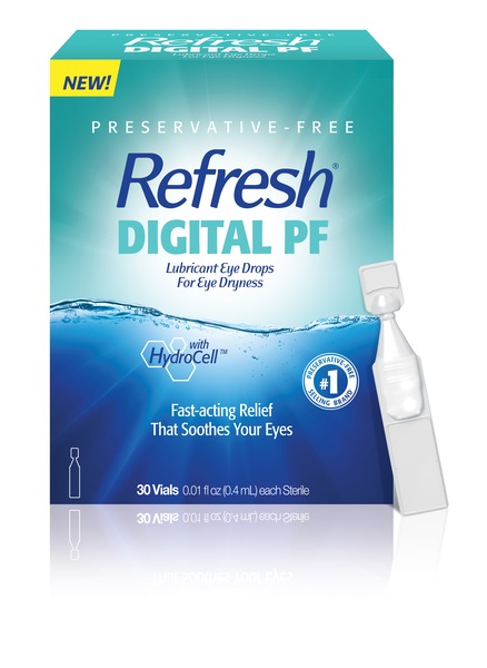 Refresh Digital Preservative Free, Lubricant Eye Drops, 30ct