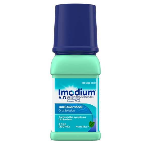 Imodium A-D Liquid Oral Anti-Diarrheal Medicine, Mint Flavor