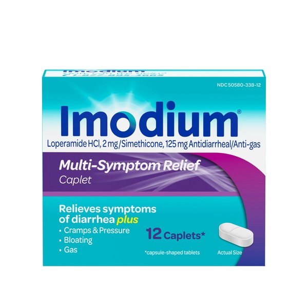 Imodium Multi-Symptom Relief Caplets, 12 CT