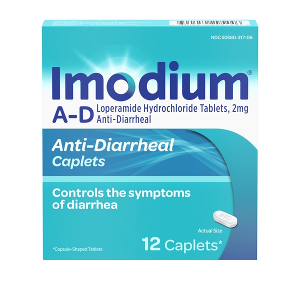 Imodium A-D, Anti-Diarrheal Caplets