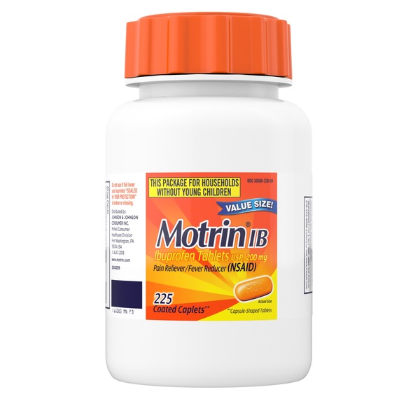 Motrin IB Ibuprofen 200 MG Tablets