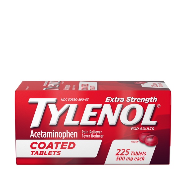 Tylenol Extra Strength Acetaminophen 500 MG Tablets