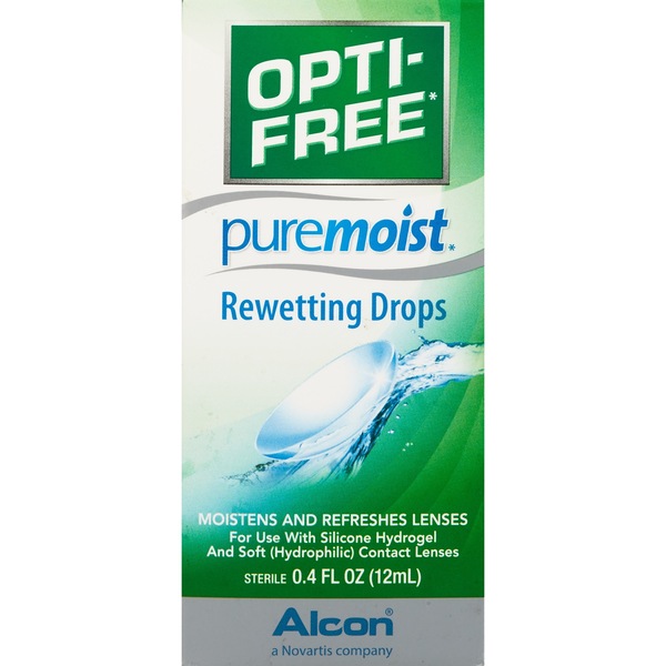 Opti-Free PureMoist Rewetting Drops, 0.4 OZ