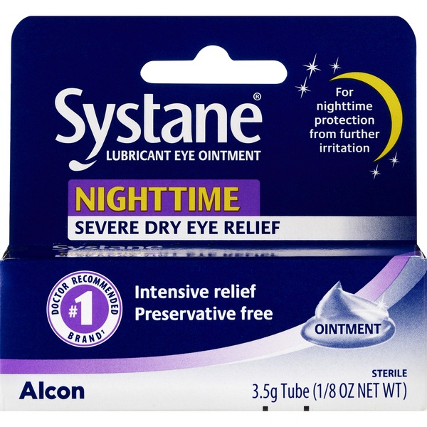 Systane Nighttime Lubricant Eye Ointment, 0.12 fl oz