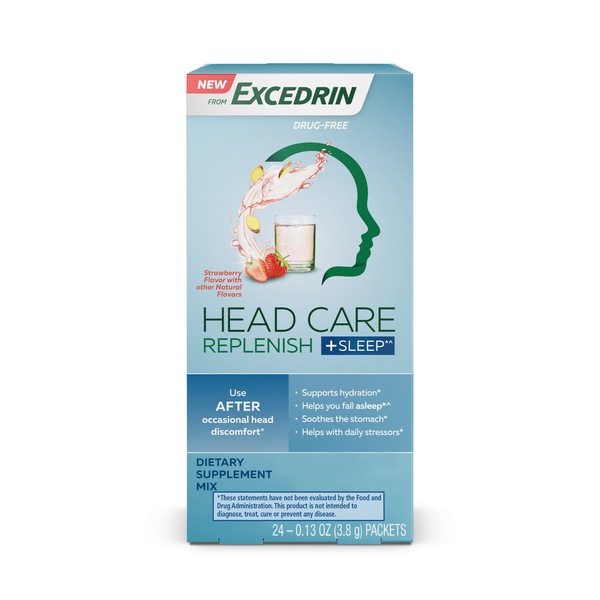 Head Care Replenish + Sleep From Excedrin Dietary Supplement