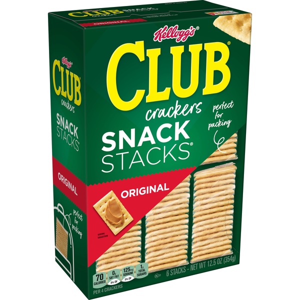 Club Original Crackers Snack Stacks, 12.5 oz