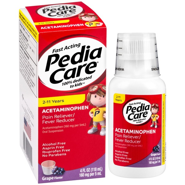 PediaCare Children's Acetaminophen Grape 4 OZ