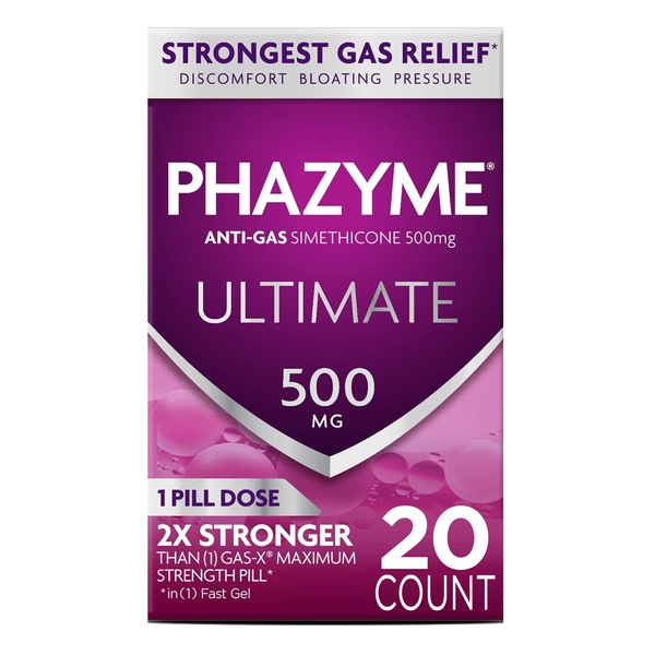 Phazyme Ultimate 500mg Anti-Gas Fast Gels