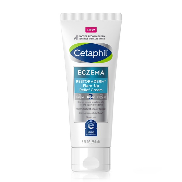 Cetaphil Eczema Restoraderm Flare-Up Relief Cream, 8 OZ