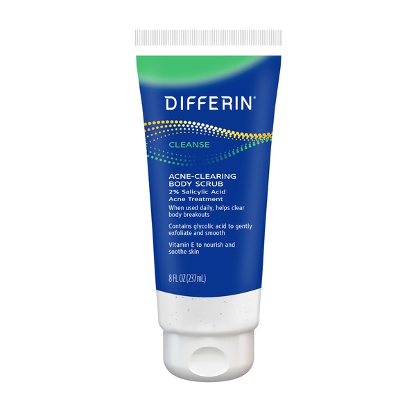 Differin Acne-Clearing Daily Body Scrub, 8 OZ