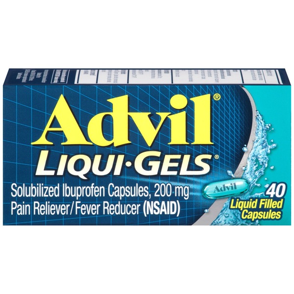 Advil Liqui-Gels 200 MG Ibuprofen Capsules