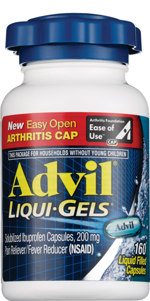 Advil Liqui-Gels Easy Open Arthritis Cap, 160 CT