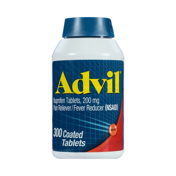 Advil Pain Reliever/ Fever Reducer 200 MG Ibuprofen Tablets