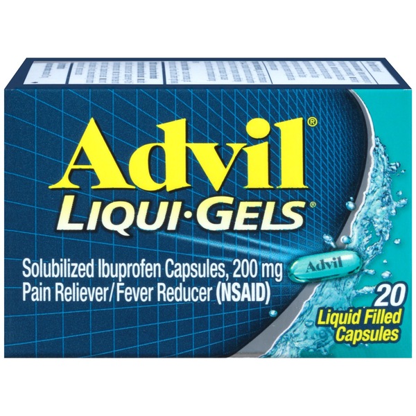 Advil Liqui-Gels - Ibuprofeno 200 mg en cápsulas