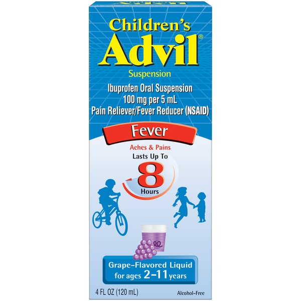 Children's Advil Ibuprofen Oral Suspension, 4 OZ