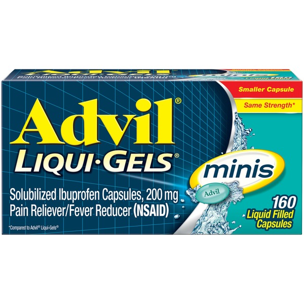 Advil Liqui-Gels Minis 200 MG Ibuprofen Capsules